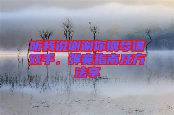 聽(tīng)我說(shuō)謝謝你鋼琴譜雙手，彈奏指南及方法享