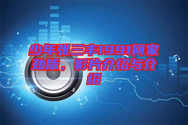 少年張三豐1991何家勁版，影片介紹與介紹
