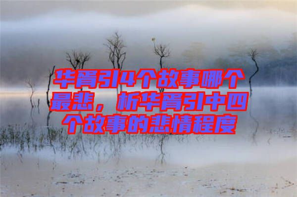 華胥引4個故事哪個最悲，析華胥引中四個故事的悲情程度