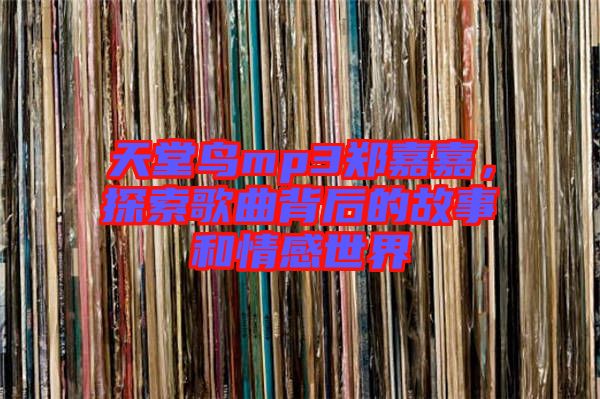 天堂鳥(niǎo)mp3鄭嘉嘉，探索歌曲背后的故事和情感世界