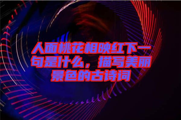人面桃花相映紅下一句是什么，描寫美麗景色的古詩詞