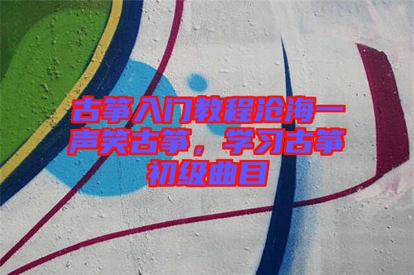 古箏入門教程滄海一聲笑古箏，學(xué)習(xí)古箏初級(jí)曲目