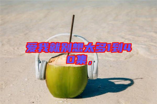 愛(ài)我就別想太多1到40集，