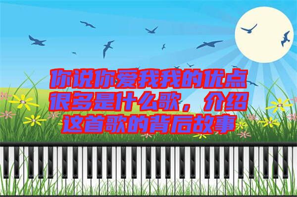 你說你愛我我的優(yōu)點很多是什么歌，介紹這首歌的背后故事