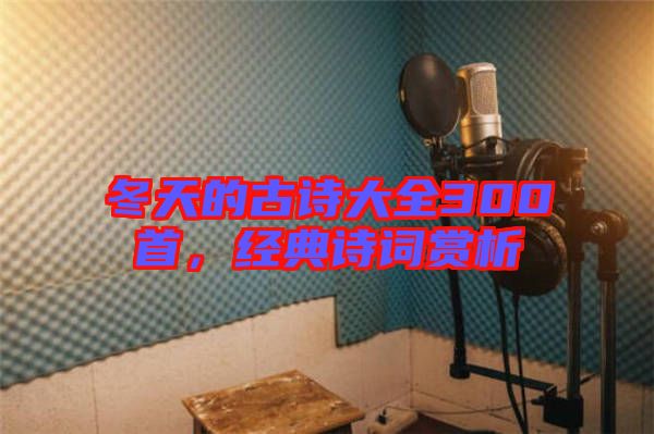 冬天的古詩大全300首，經(jīng)典詩詞賞析