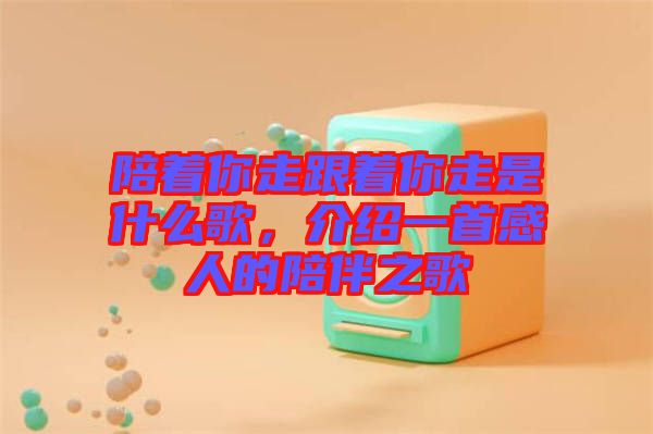 陪著你走跟著你走是什么歌，介紹一首感人的陪伴之歌
