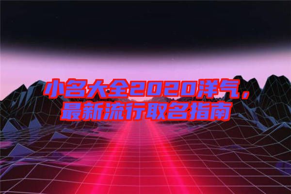 小名大全2020洋氣，最新流行取名指南