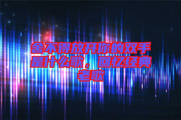 舍不得放開你的雙手是什么歌，回憶經(jīng)典老歌
