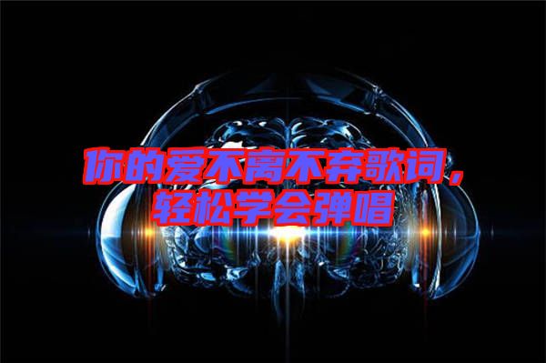 你的愛不離不棄歌詞，輕松學(xué)會彈唱