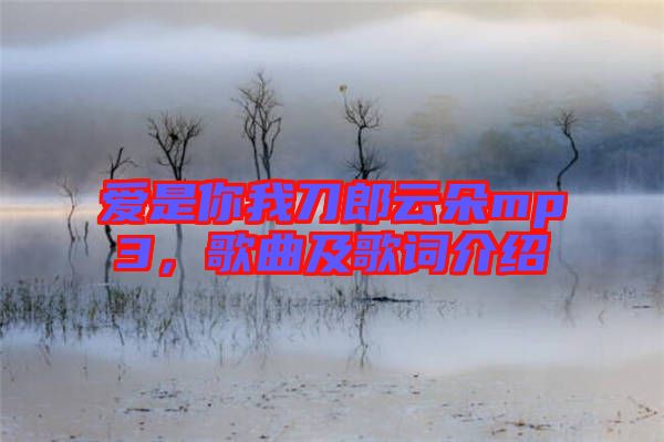 愛(ài)是你我刀郎云朵mp3，歌曲及歌詞介紹