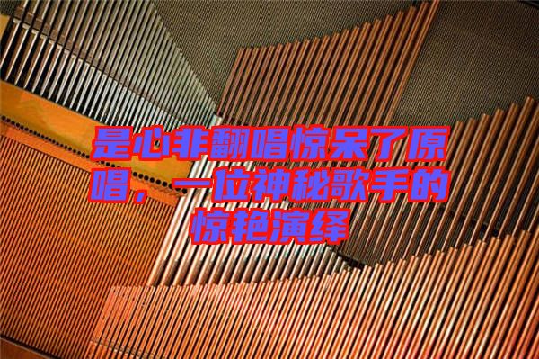 是心非翻唱驚呆了原唱，一位神秘歌手的驚艷演繹