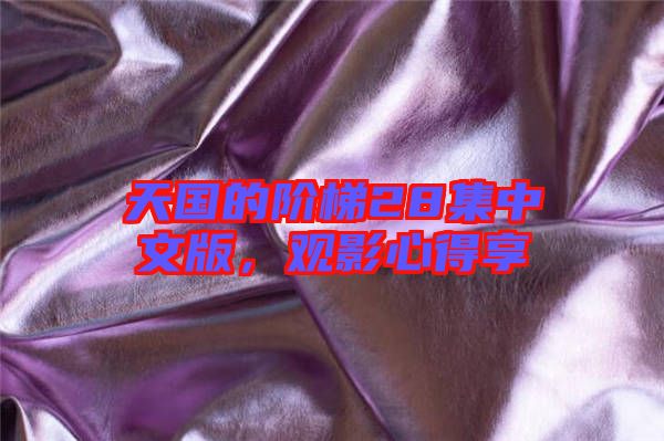 天國(guó)的階梯28集中文版，觀影心得享