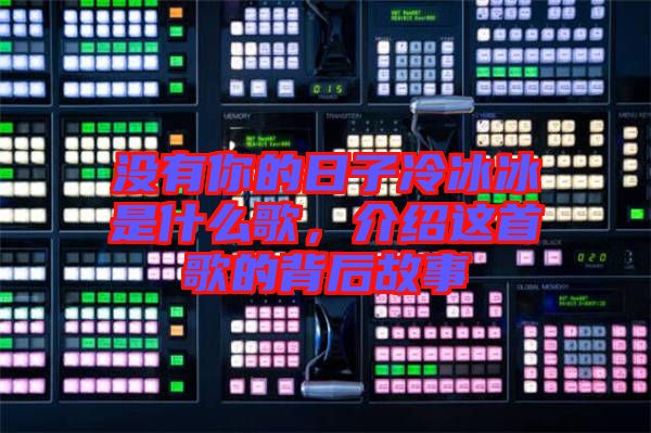 沒(méi)有你的日子冷冰冰是什么歌，介紹這首歌的背后故事