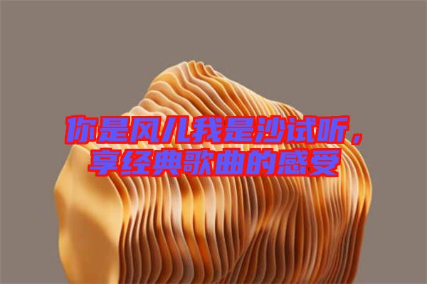 你是風(fēng)兒我是沙試聽(tīng)，享經(jīng)典歌曲的感受