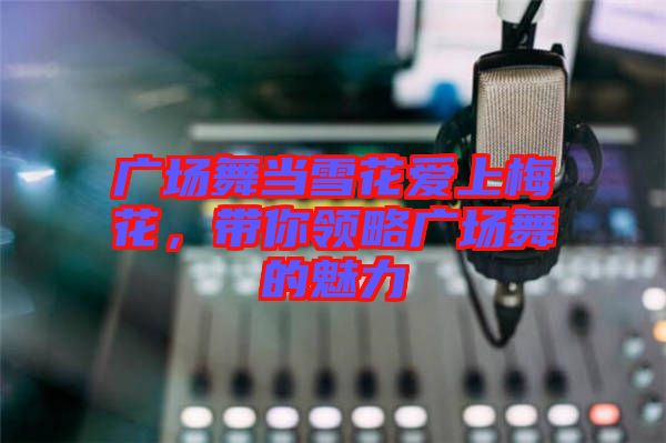 廣場(chǎng)舞當(dāng)雪花愛上梅花，帶你領(lǐng)略廣場(chǎng)舞的魅力