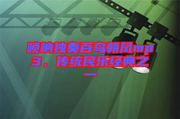 嗩吶獨(dú)奏百鳥朝鳳mp3，傳統(tǒng)民樂經(jīng)典之一