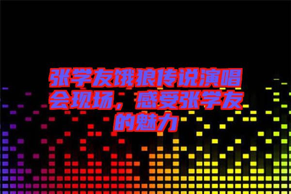 張學(xué)友餓狼傳說演唱會(huì)現(xiàn)場，感受張學(xué)友的魅力
