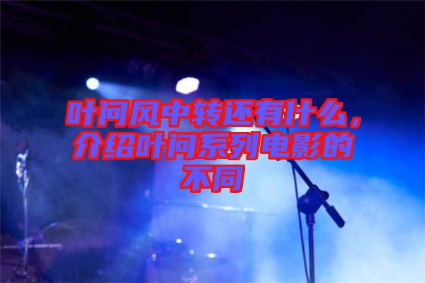 葉問風(fēng)中轉(zhuǎn)還有什么，介紹葉問系列電影的不同
