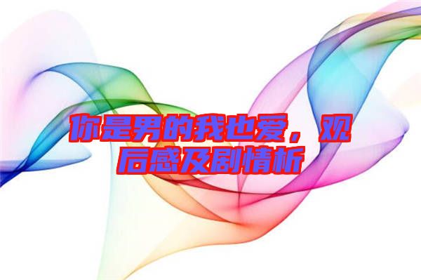 你是男的我也愛，觀后感及劇情析