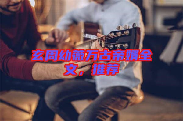 玄周幼薇萬(wàn)古帝婿全文，推薦