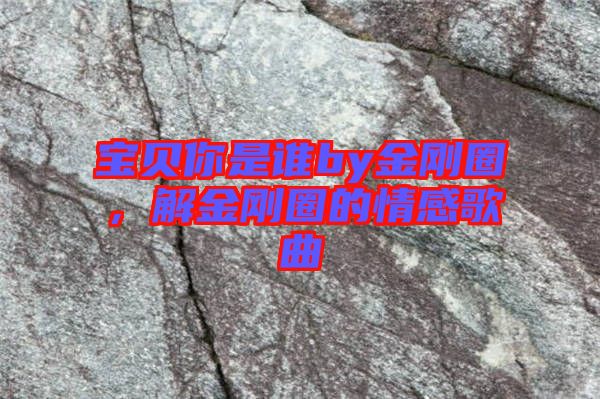 寶貝你是誰by金剛?cè)?，解金剛?cè)Φ那楦懈枨? width=