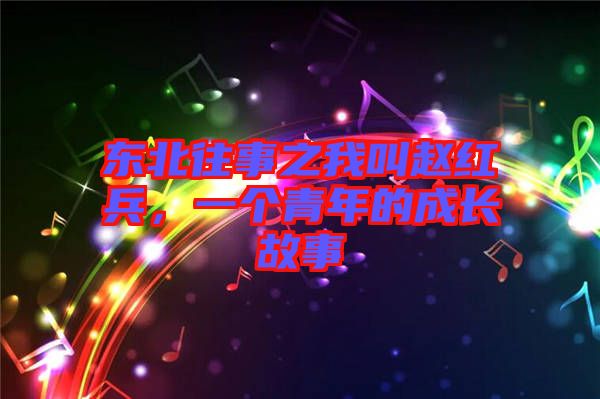 東北往事之我叫趙紅兵，一個青年的成長故事