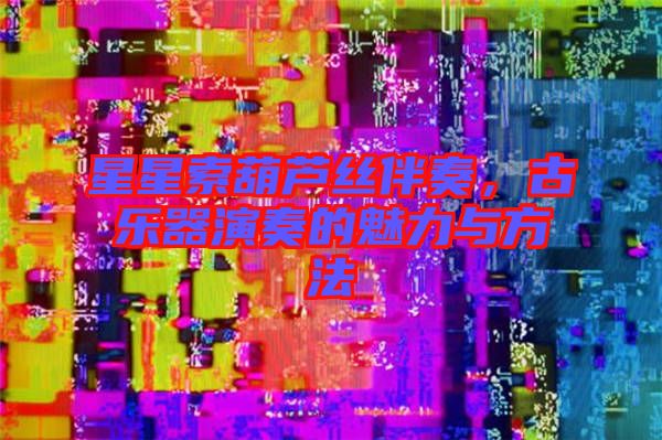 星星索葫蘆絲伴奏，古樂器演奏的魅力與方法