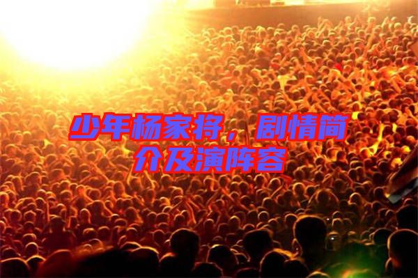 少年楊家將，劇情簡介及演陣容