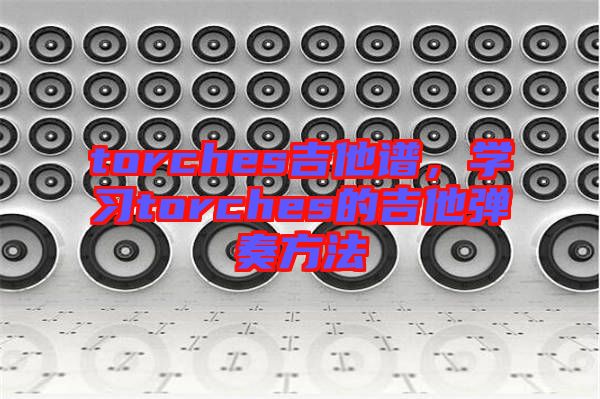torches吉他譜，學(xué)習(xí)torches的吉他彈奏方法