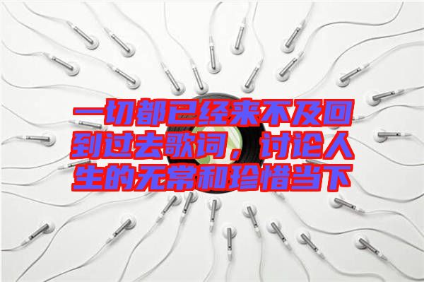 一切都已經(jīng)來不及回到過去歌詞，討論人生的無常和珍惜當(dāng)下