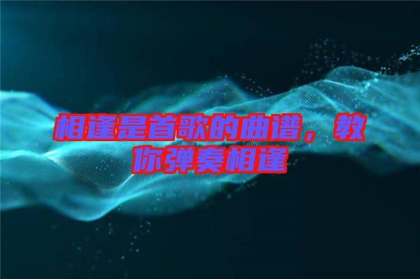 相逢是首歌的曲譜，教你彈奏相逢
