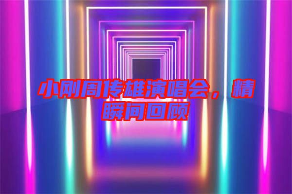 小剛周傳雄演唱會(huì)，精瞬間回顧