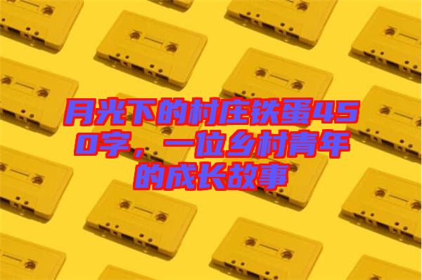 月光下的村莊鐵蛋450字，一位鄉(xiāng)村青年的成長(zhǎng)故事