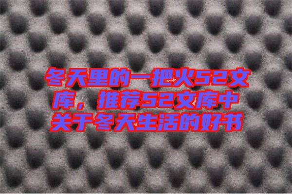 冬天里的一把火52文庫，推薦52文庫中關(guān)于冬天生活的好書