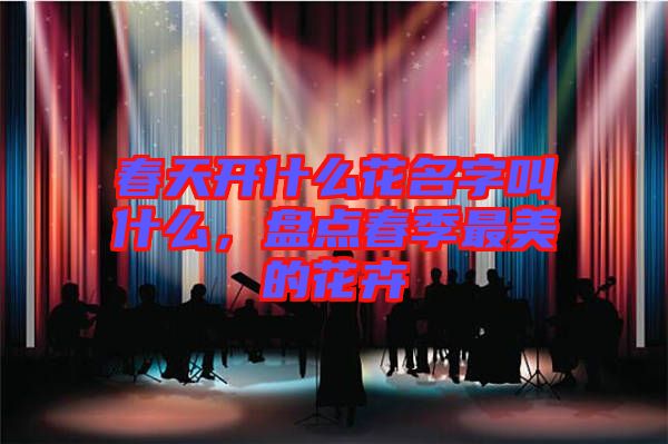 春天開什么花名字叫什么，盤點春季最美的花卉