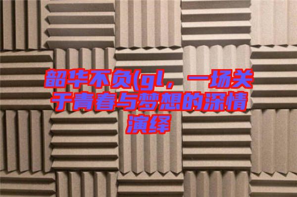 韶華不負(gl，一場關于青春與夢想的深情演繹