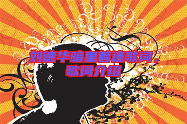 劉德華暗里著迷歌詞，歌詞介紹
