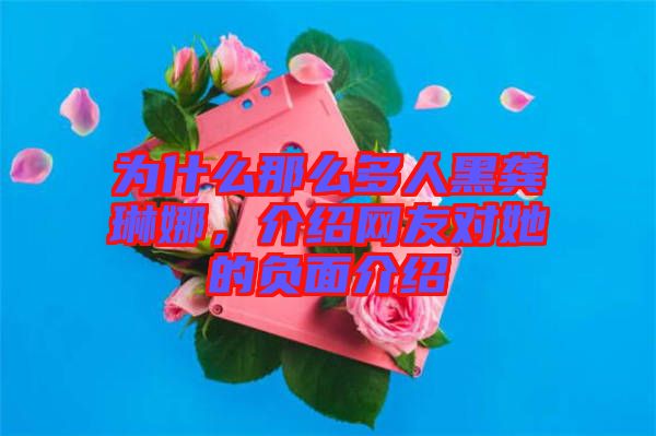 為什么那么多人黑龔琳娜，介紹網(wǎng)友對她的負(fù)面介紹