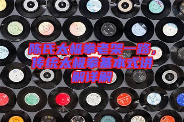 陳氏太極拳老架一路，傳統(tǒng)太極拳基本式講解詳解