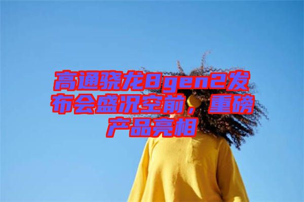 高通驍龍8gen2發(fā)布會盛況空前，重磅產(chǎn)品亮相