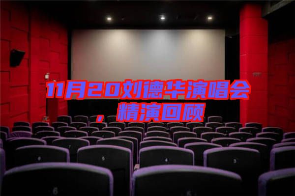 11月20劉德華演唱會，精演回顧