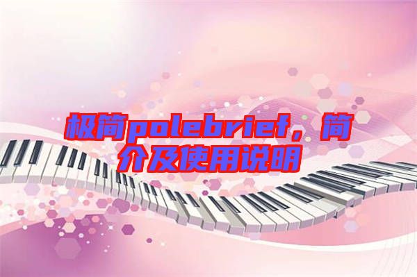 極簡(jiǎn)polebrief，簡(jiǎn)介及使用說(shuō)明
