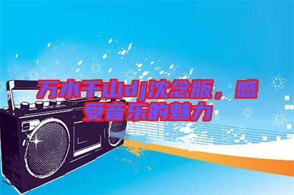 萬水千山dj沈念版，感受音樂的魅力