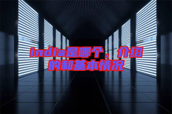 india是哪個，介紹的和基本情況