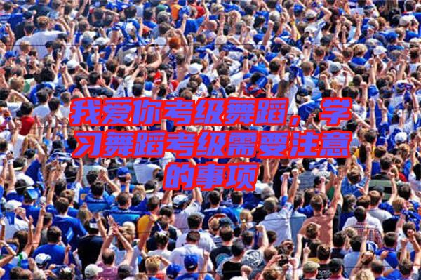 我愛你考級(jí)舞蹈，學(xué)習(xí)舞蹈考級(jí)需要注意的事項(xiàng)