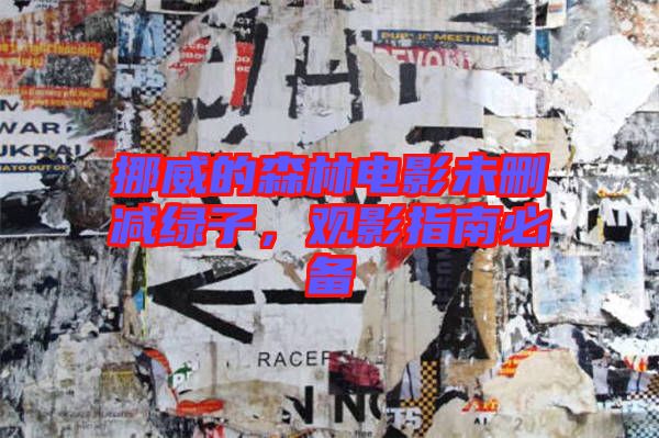 挪威的森林電影未刪減綠子，觀影指南必備