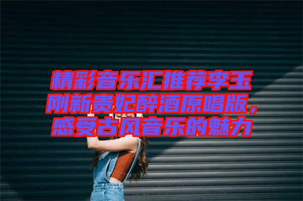精彩音樂匯推薦李玉剛新貴妃醉酒原唱版，感受古風音樂的魅力