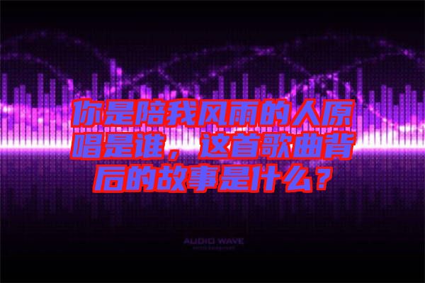 你是陪我風(fēng)雨的人原唱是誰，這首歌曲背后的故事是什么？