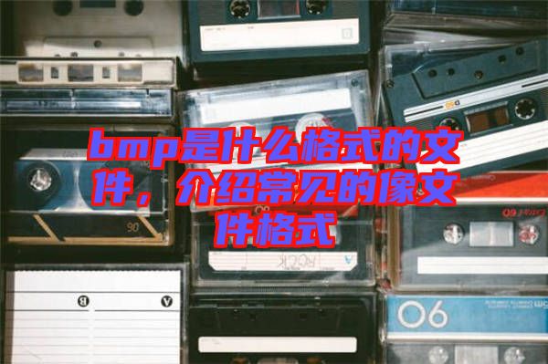 bmp是什么格式的文件，介紹常見的像文件格式