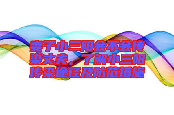 妻子小三陽(yáng)會(huì)不會(huì)傳染丈夫，了解小三陽(yáng)傳染途徑及防范措施